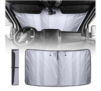 Living in a Bubble Insulated Blackout Windshield Cover for Mercedes Sprinter NCV3 & VS30, 2007-24, All-Weather Sprinter Van Accessories, Vanlife Must Have Windshield Sun Shade and Van Life Essentials