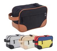 Living in a Bubble Premium Magnetic Storage Bag. Durable Cordura Fabric Travel-Ready Toiletry Pouch for Camping, Traveling, Hiking, Family Trip - Black