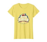 Living in a Fantasy Football Fan Dream T-Shirt, Women, Lemon, L