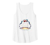 Living in a Fantasy Football Fan Dream Tank Top, Women, White, L