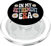 Living In My Retirement Era Enjoying Life Senior Retiree PopSockets PopGrip for MagSafe