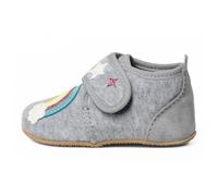 Living Kitzbühel - Baby's Einhornzauber Klettmodell - Slippers size 7K, grey