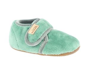 Living Kitzbühel - Baby's Hook-and-Loop Shoes Velvet - Plain - Slippers size 2K, green