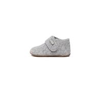 Living Kitzbühel Boy's Unisex Kids Babyklettschuh Filz unifarben Slippers, Mist, 12 UK Child