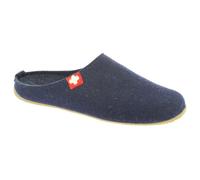 Living Kitzbühel - Felt Slippers Swiss Cross No. 3886 - Slippers size 7,5, blue