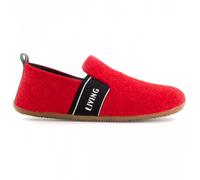 Living Kitzbühel - Kid's T-Model Felt & LK Lettering - Slippers size 2, red