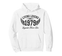 "Living Legend Since 1979: Legends Never Die" Pullover Hoodie