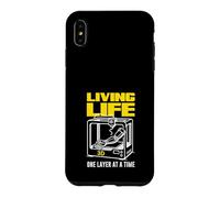 Living Life 3D One Layer At A Time Printing Case for iPhone XS Max