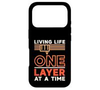 Living Life One Layer At a Time 3D Printing 3D Printer Owner Case for iPhone 17 Pro