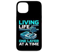 Living Life One Layer At A Time Funny 3D Printing Design Case for iPhone 13