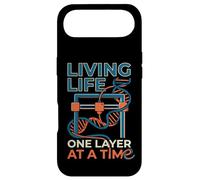 Living Life One Layer At A Time Funny 3D Printing Design Case for iPhone Air