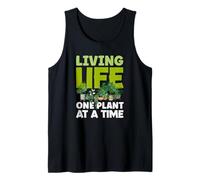 Living Life One Plant Gardener Garden Plant Lover Tank Top