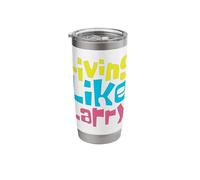 Living Like Larry Stainless Steel Insulated Tumbler