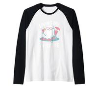 Living My Best Afterlife Halloween Raglan Baseball Tee