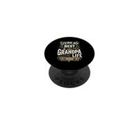 Living My Best Grandpa Life Father’s Day Funny PopSockets Adhesive PopGrip