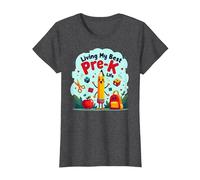 Living My Best Pre-K Life: Joyful School Adventure Begins T-Shirt, Women, Dark Heather Grey, L