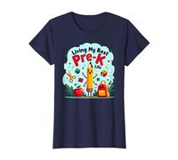 Living My Best Pre-K Life: Joyful School Adventure Begins T-Shirt, Women, Navy, 3XL