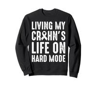 Living My Crohn's Disease Life On Hard Mode Sweatshirt