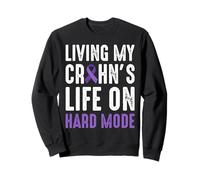 Living My Crohn's Disease Life On Hard Mode Sweatshirt