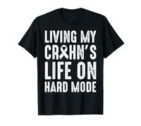 Living My Crohn's Disease Life On Hard Mode T-Shirt