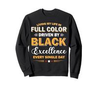 Living My Life In Full Color Driven By Black Excellence Sweatshirt