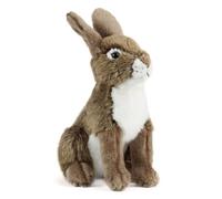 Living Nature AN240 Hare Brown and White Soft Plush Toy