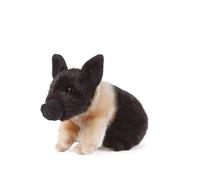 Living Nature AN335BP Black and Pink Piglet Baby Sitting Pig Plush Toy