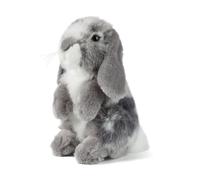 Living Nature AN345G Grey Sitting Lop Eared Rabbit Plush Soft Toy