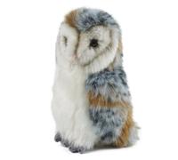 Living Nature AN346 Barn Owl Medium Realistic Patterned Perched Bird Plush Toy