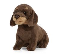 Living Nature AN446 Dachshund Puppy Brown Dog Soft Plush Toy