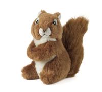 Living Nature AN48 Red Squirrel Medium (13cm) Red-Brown Soft Plush Toy