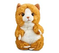 Living Nature Baby Ginger Kitten Stuffed Animal Plush Toy | Fluffy and Cuddly Cat | Soft Toy Gift for Newborns And Babies | Naturli Eco-Friendly