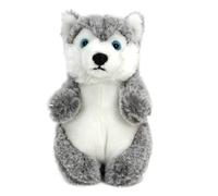 Living Nature Baby Husky Stuffed Animal Plush Toy | Fluffy and Cuddly Dog | Soft Toy Gift for Newborns And Babies | Naturli Eco-Friendly