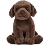 Living Nature Soft Toy - Chocolate Labrador Puppy (16cm)