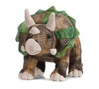 Living Nature Dinosaur Soft Toy | Triceratops Fluffy Animal | Soft Toy Gift for Kids | 37 cm, Unbekannt