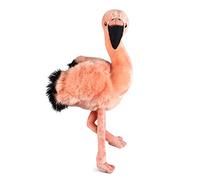 Living Nature Flamingo, Realistic Soft Cuddly Bird Toy, 30cm