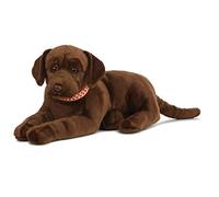 Living Nature Giant Chocolate Labrador, Realistic Soft Cuddly Dog Toy, Naturli Eco-Friendly Plush, 60cm