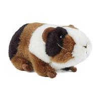 Living Nature Guinea Pig, Realistic Soft Cuddly Small Pig Toy, Naturli Eco-Friendly Plush, White, 18cm