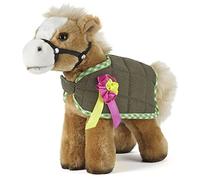 Living Nature Horse with Jacket, Realistic Soft Cuddly Horse Toy, 19cm