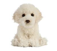 Living Nature Labradoodle Puppy, Realistic Soft Cuddly Dog Toy, Naturli Eco-Friendly Plush, 16cm, Cream