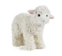 Living Nature Lamb Plush Soft Toy - Fluffy Realistic Animal 30cm, White