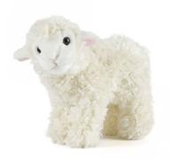 Living Nature Small Lamb, Realistic Soft Cuddly Farm Toy, Naturli Eco-Friendly Plush, 16.5cm
