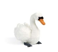 Living Nature Large Swan, Realistic Soft Cuddly Swan Toy, Naturli Eco-Friendly Plush, 24.5cm,White