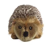 Living Nature Medium Hedgehog, Realistic Soft Cuddly Hedgehog Toy, Naturli Eco-Friendly Plush, brown, 9.5cm