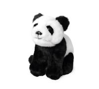 Living Nature panda plush toy sitting - realistic plush toy