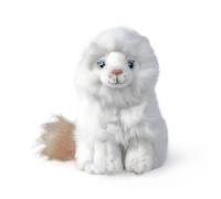 Living Nature Plush Cat Ragdoll Kitten Sitting Stuffed Animal Toy