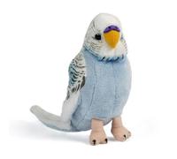 Living Nature plush toy blue budgerigar with sound plush toy