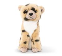 Living Nature plush toy cheetah cub sitting plush toy