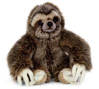 Living Nature Sloth, Realistic Soft Cuddly Sloth Toy, Naturli Eco-Friendly Plush, 22cm