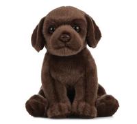 Living Nature Soft Toy - Chocolate Labrador Puppy (16cm), Brown